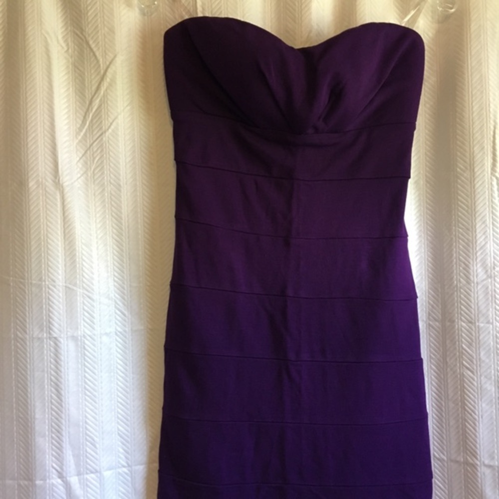 Violet Strapless Mini Dress